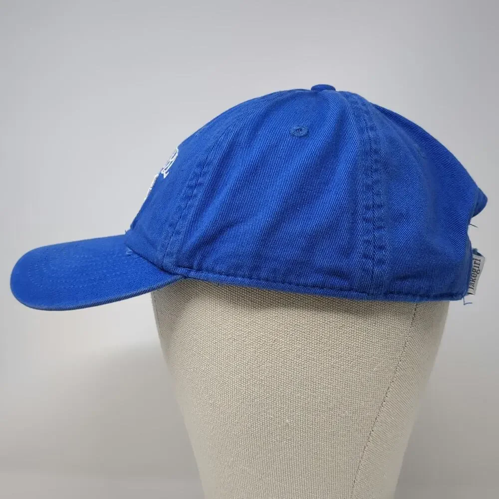 Lakegirl Baseball Cap Blue One Size Embroidered Winged Oars Logo Strapback Hat